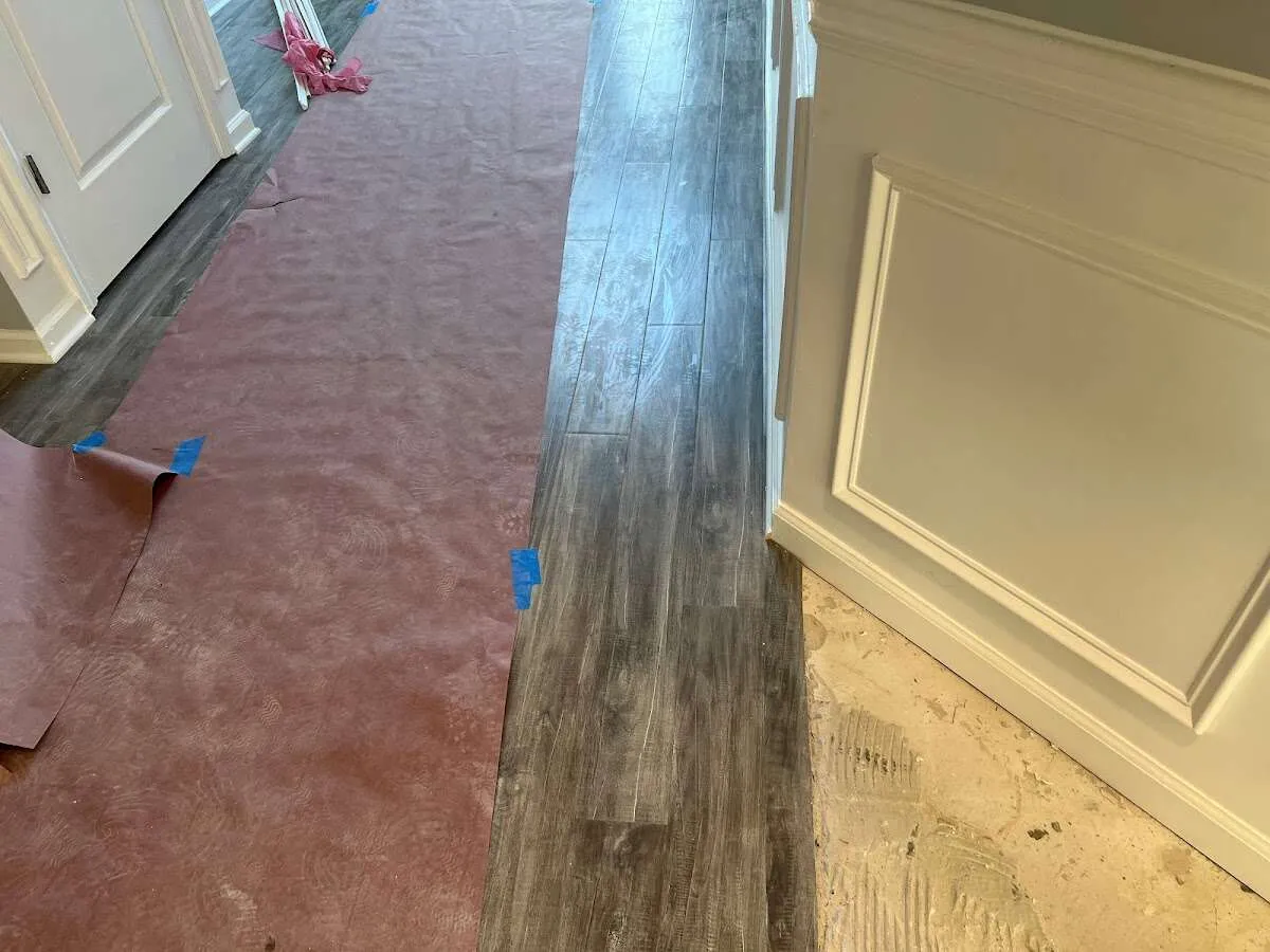 Completed marble shower restoration in Wrightsboro